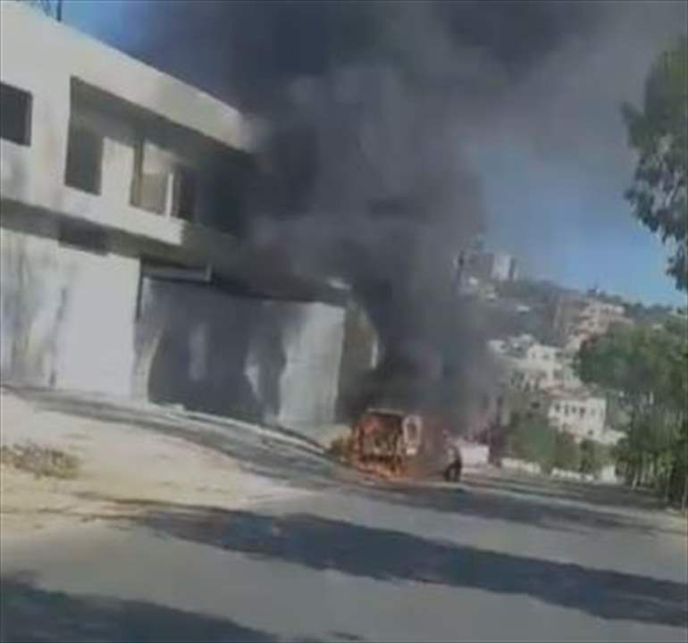 بالفيديو - العدو الاسرائيلي استهدف &quot;رابيد&quot; في بلدة حولا 