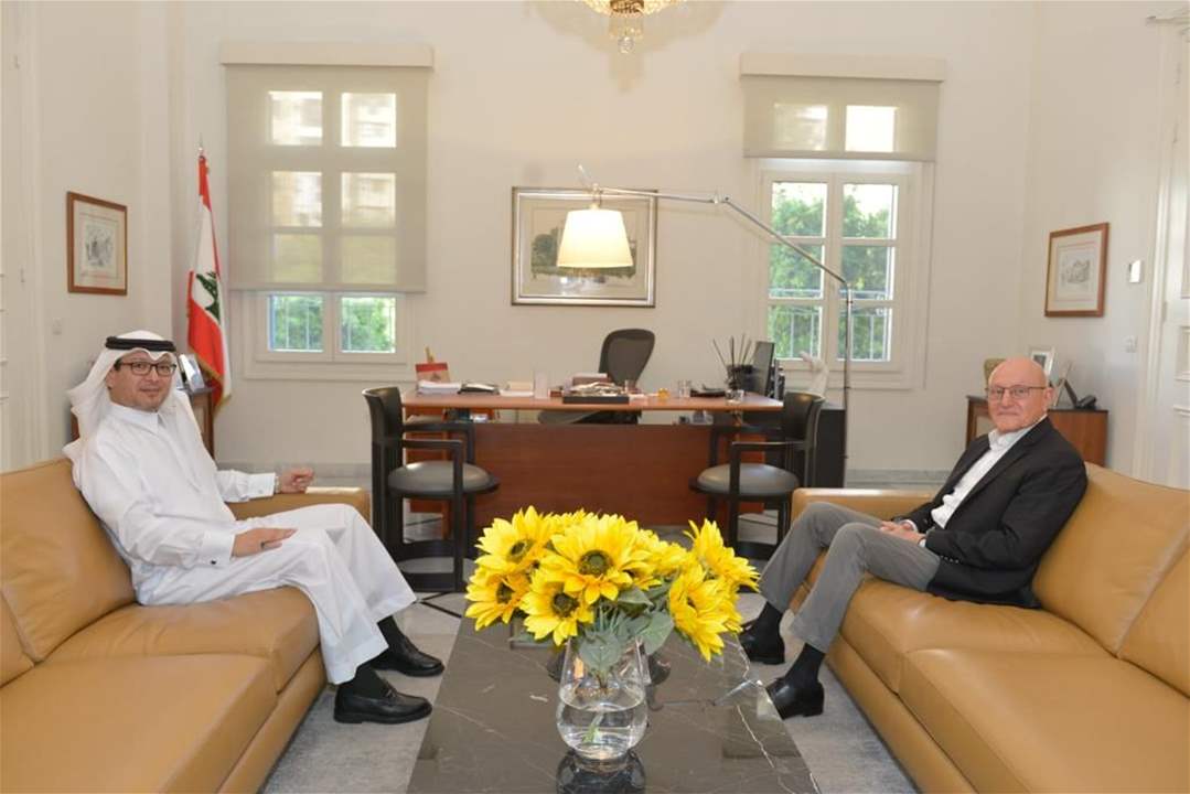 بخاري يزور رئيس الحكومة اللبنانية الأسبق تمام سلام