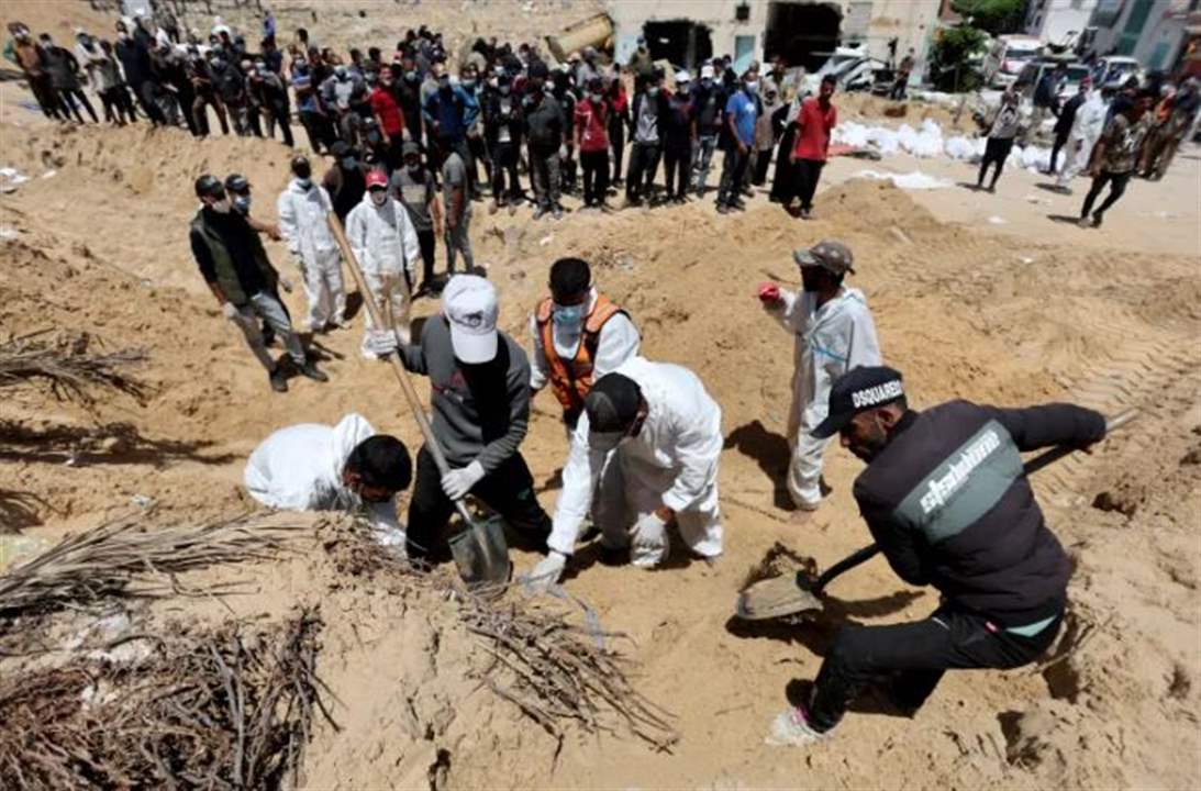المقابر الجماعية.. حماس تطالب بلجنة دولية والبنتاغون: ينبغي إجراء تحقيقات شاملة 