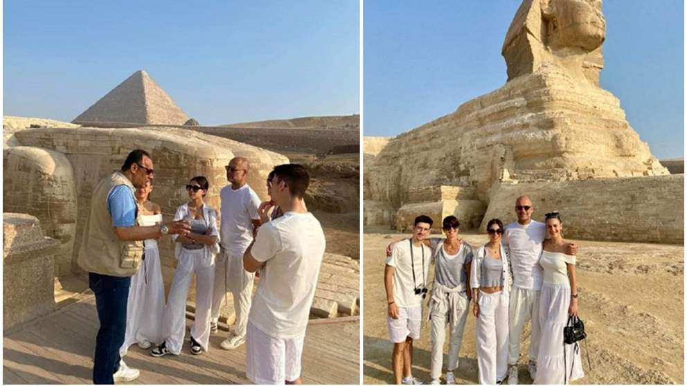 صور - غوارديولا في رحلة سياحية في مصر