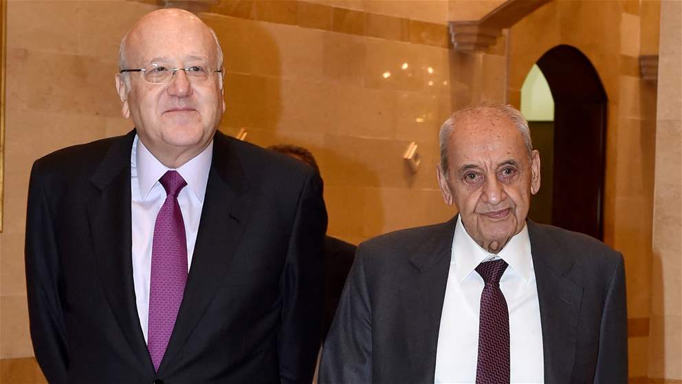 بري: لعقد جلسة للحكومة وتعيين حاكم جديد لمصرف لبنان