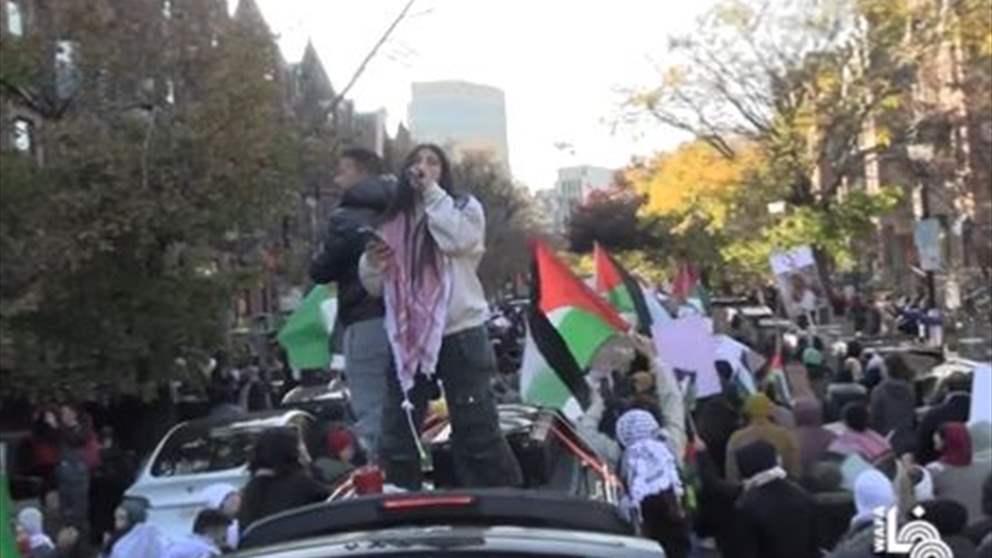 بالفيديو - الآلاف يشاركون في تظاهرة في بوسطن الأميركية دعماً لفلسطين وتنديداً بمجازر الاحتلال في غزة