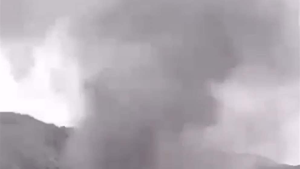 بالفيديو - قصف إسرائيلي يستهدف وادي شبعا