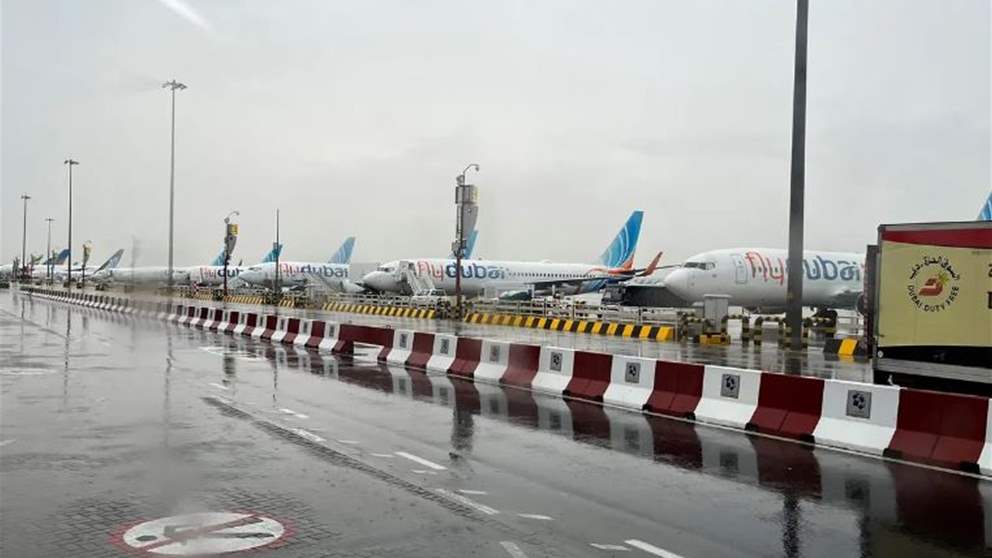 مطار دبي الدولي: نواجه اضطرابات كبيرة بسبب الطقس السيء 