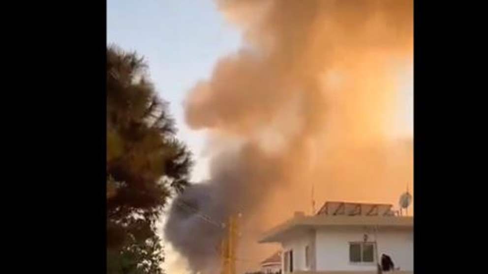 بالفيديو: غارة من الطيران الحربي على بلدة إيعات في قضاء بعلبك