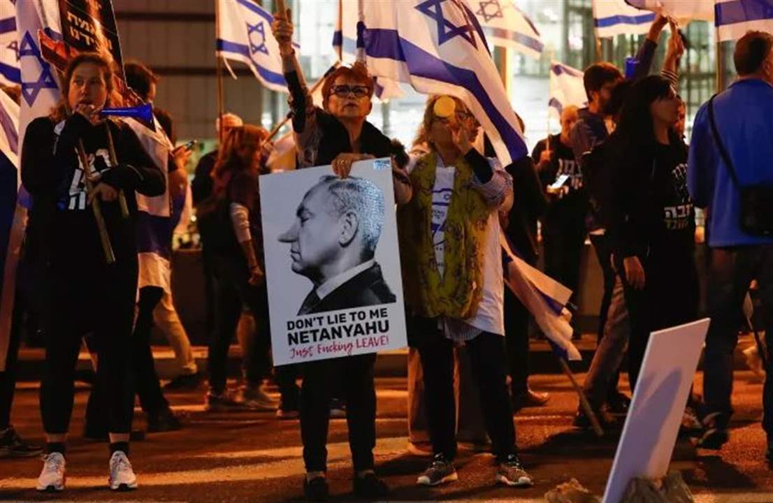 تظاهرات تُشعل تل أبيب إحتجاجا على حكومة نتنياهو 