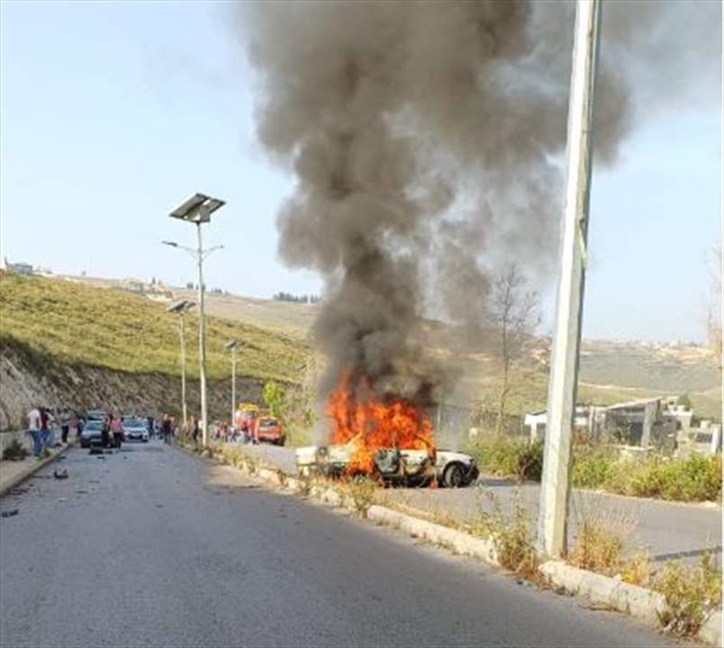 مراسلة الجديد: مسيّرة اسرائيلية استهدفت صباح اليوم سيارة على طريق كفردجال -النبطية 