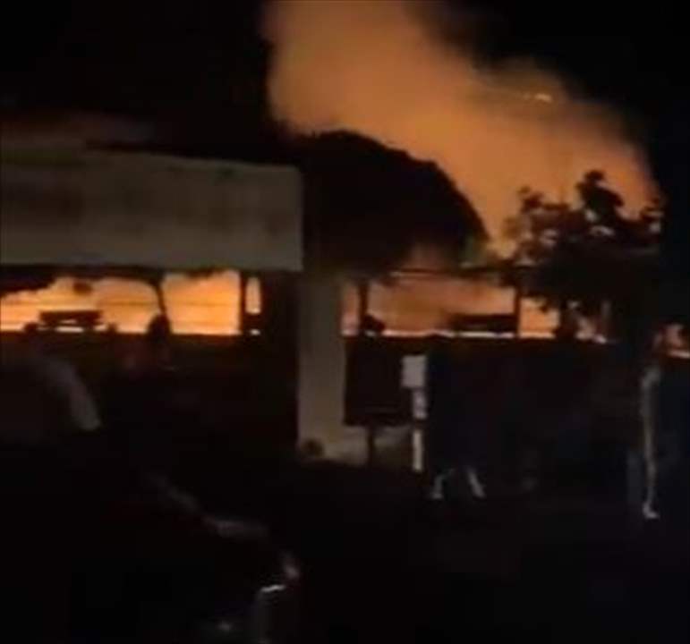 بالفيديو - حريق كبير في &quot;جرجوع&quot;!