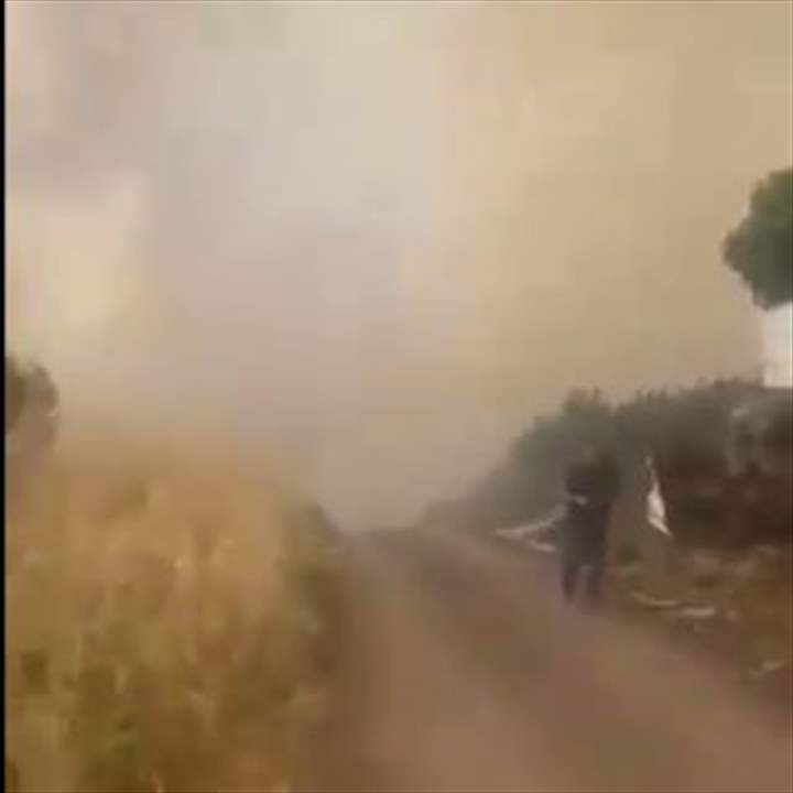 بالفيديو - الجولان المحتل يشتعل بعد صواريخ الحزب! 