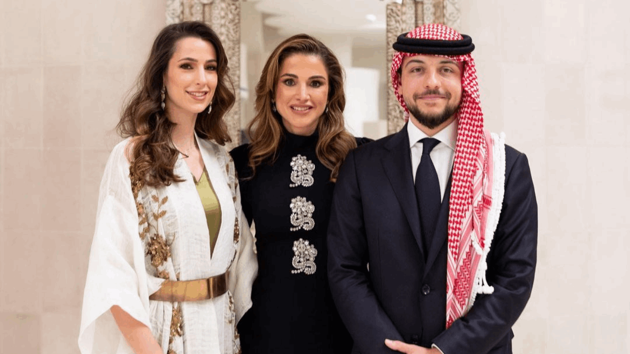 الملكة رانيا تحتفل بعيد ميلاد ولي العهد و الأميرة رجوة باطلالة مميزة