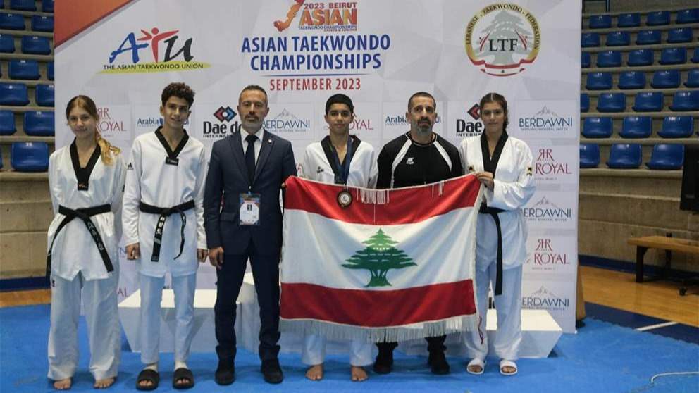 تايكواندو آسيا: ميدالية ثالثة للبنان للاعب انطوان نوفل