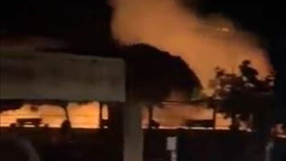 بالفيديو - حريق كبير في "جرجوع"!