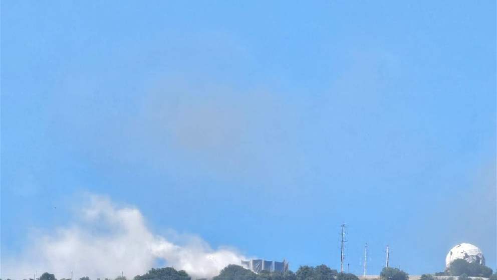 بالفيديو - لحظة سقوط صواريخ على قاعدة "ميرون" 