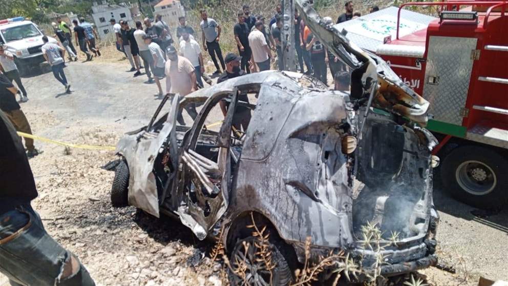 مراسل الجديد:سقوط شهيد جراء الغارة التي استهدفت سيارة "رابيد" عند مفرق دير سلعا