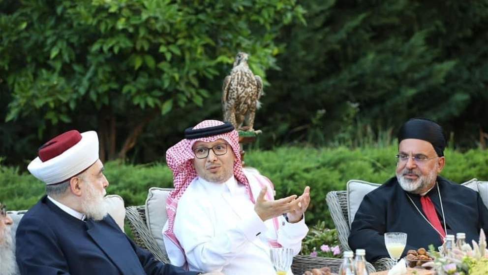 بالصور - سلسلة لقاءات للسفير السعودي في اليرزة