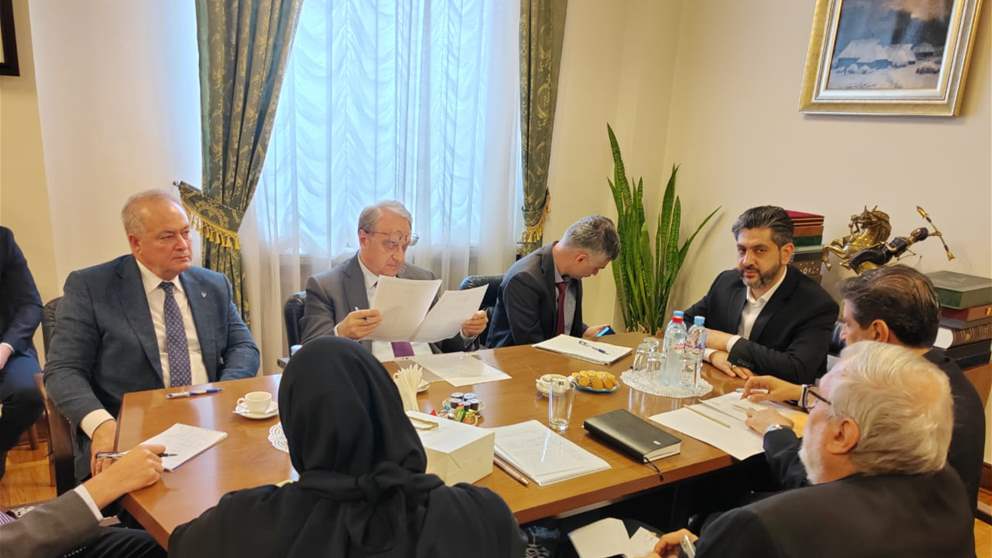 وفد عائلة الإمام الصدر التقى بوغدانوف في موسكو وسلّمه مستندات خاصة بملف القضية