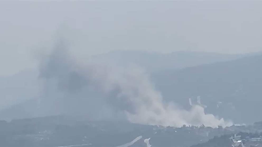 فيديو - مراسل الجديد: غارة إسرائيلية تطال بلدة كفركلا