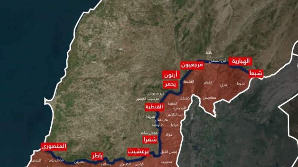 تهديد اسرائيلي: كل من ينتقل جنوب هذا الخط - يعرض نفسه للخطر